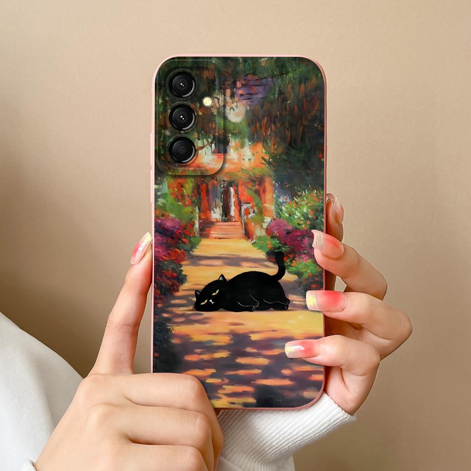 Чехол для Samsung Galaxy M23 M33 M35 M53 5G Модный Черный Кокосовая Пальма Силиконовый Мягкий Чехол SamsungM23 M 33 M35 M53 5G Funda Shell