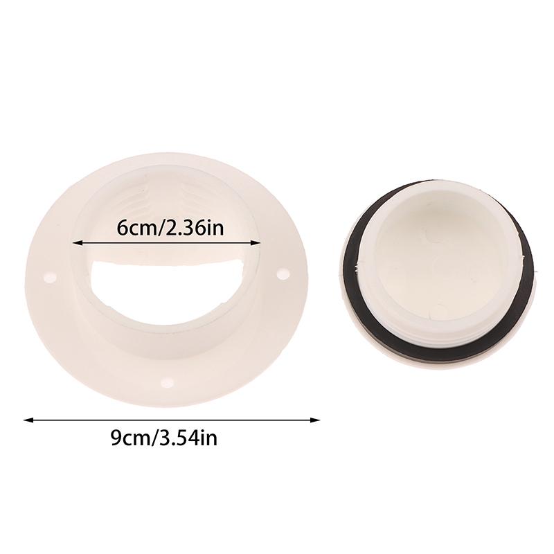 Универсальная белая лодочная заглушка, винтовая крышка, крепление, пробка, стопор, морская лодочная сливная пробка, винтовая крышка для рыбных садков, лодочных морозильников, яхт