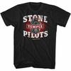 Stone Temple Pilots Черное Сердце Черная Взрослая Футболка