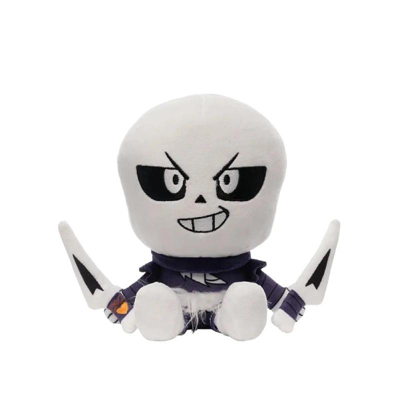 Плюшевая игрушка Санс из Undertale Cross Sans XTale Underverse AU Мягкая кукла Коллекционный подарок для фанатов