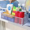 Practical Bedsides Storage Organizers for Bunk Bed Metal Hanging Shelf For Dorm Rooms and Office Supplies Wall Hanging