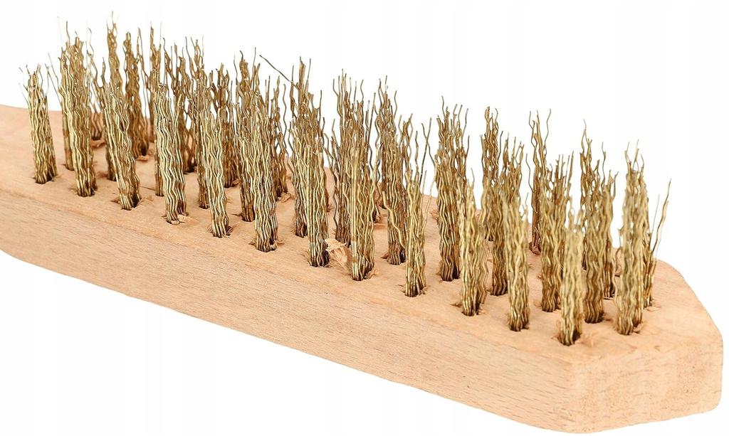 Brush, 4-row, steel wire