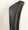 1 Pair ABS Glossy Carbon Fiber Look Rear Bumper Lip Splitter Protector Universal
