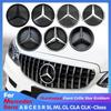AAVV1 Car Front Grille Emblem Star Badge Lighting Logo Chrome Silver 3D Mirror For Mercedes Benz W205 C180 C200 C250 C300 C350 C400