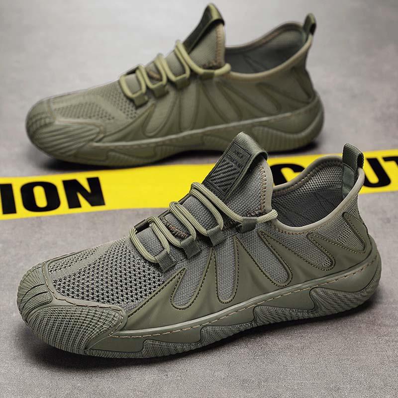 2024 Новые летние дышащие сетчатые мужские спортивные, развлекательные и непромокаемые сетчатые туфли в мужском стиле