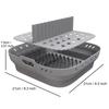 Silicone Tray Oven Baking Tray Pizza Fried Chicken Baking Tool Reusable Liner Easy Clean Airfryer Silicone Basket Kitchen Tool