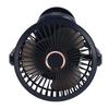 10000mAH USB Clip On Fan Rechargeable Miniature Table Fan Portable 360 Degree Rotate Cooling Fan for Bedroom Office