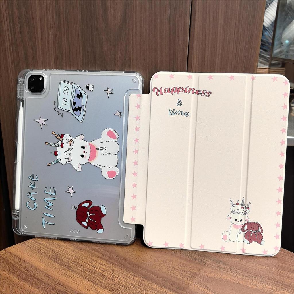 Защитный чехол для iPad 11: Air 7/6/5/4 Акриловый чехол, Pro 11 дюймов, Защита от сгибания, Мини-румяна в форме сердца, 10,2 дюйма