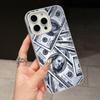 USD Доллар Желе Двойной слой Белый Чехол для Мобильного Телефона для iPhone 17 16 15 14 13 12 11 Air Pro Max Plus Защитный