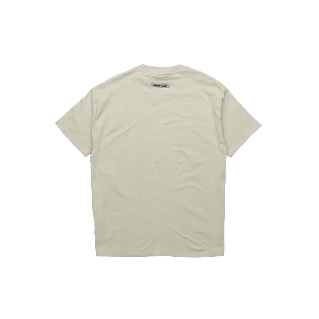 Fear of God Essentials Осень/Зима 2020 Футболка с коротким рукавом Мужские топы Шалфейно-зеленый FOG-FW20-301