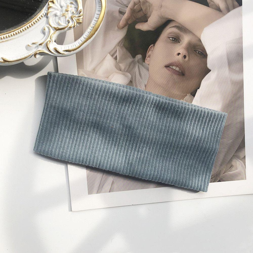 Женские эластичные вязаные повседневные повязки для волос для йоги, широкая повязка на голову, аксессуары для волос, спортивные повязки