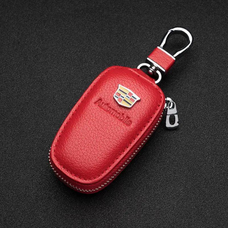 cvtbfl1 Car Key Case for Cadillac Logo Escalade CTS ATS SRX Deville BLS XT4 XT5 XT6 STS XTS SLR XLR CT4 CT5 CT6 Key Storage Accessories