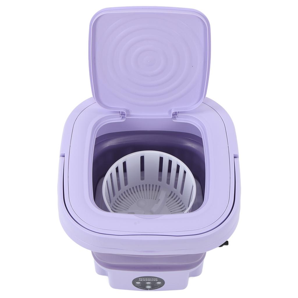 Портативная складная стиральная машина большой емкости с низким уровнем шума, мини-маленькая стиральная машина для дома 8 л 100?240В