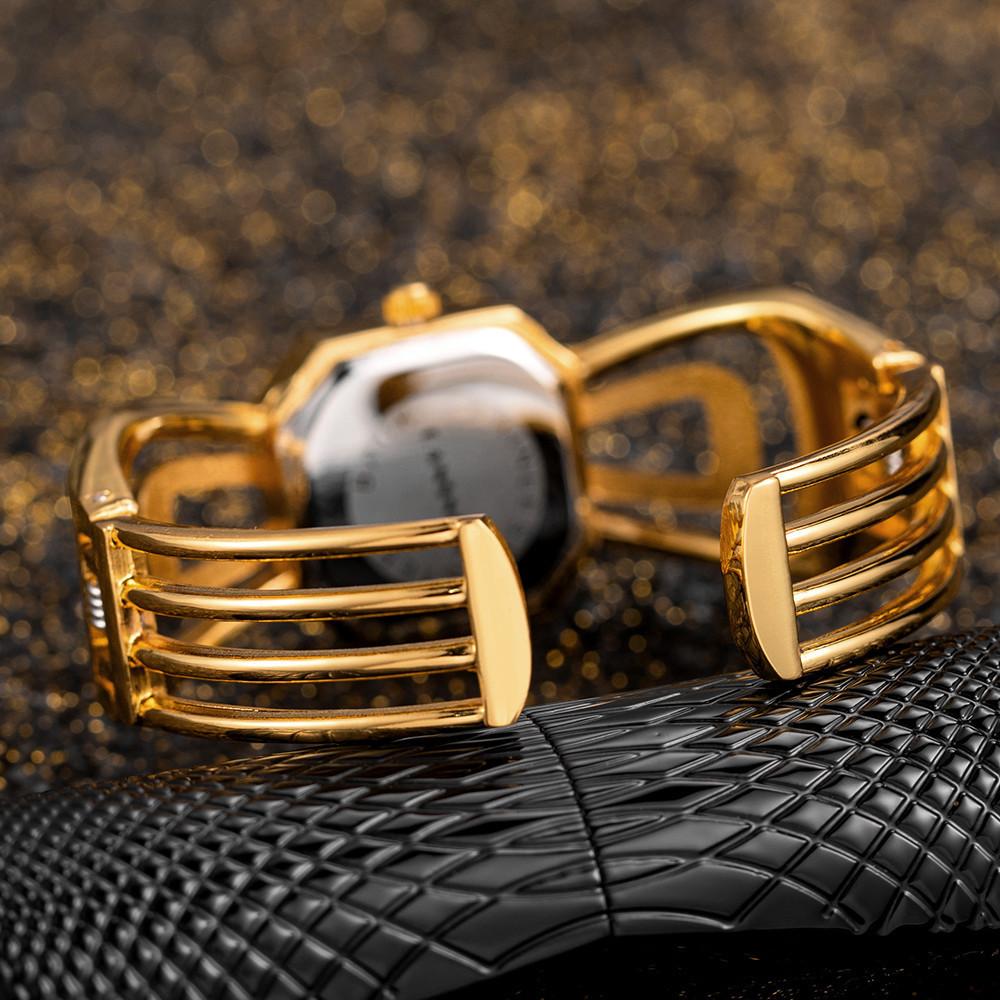 CANSNOW Роскошные женские часы Мода Нержавеющая сталь Женские часы-браслет Женские элегантные наручные часы