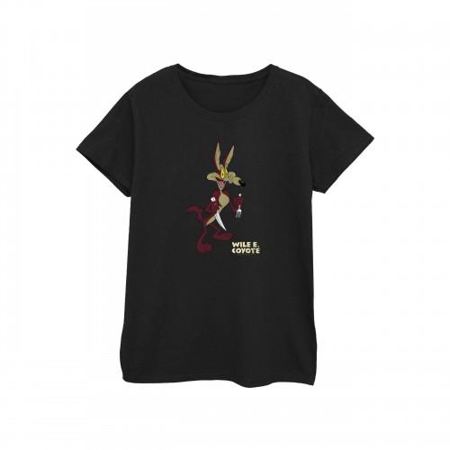 Looney Tunes Womens/Ladies Wile E Coyote Distressed Cotton T-Shirt
