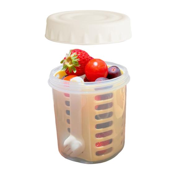 Салатная чашка 501-600 мл из пищевого полипропилена, герметичная переносная салатная коробка с улучшенной крышкой
