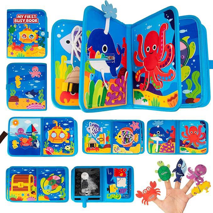 Children'S Felt Cloth Book, Children'S Educational Early Education Can'T Tear Cloth Book Farm Cognitive Early Education Felt Book