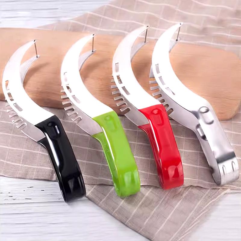 Кухонный арбузный нож из нержавеющей стали, арбузный нож, вилка, кухонный аксессуар, гаджет, артефакт, салат, фрукт, копатель, инструмент