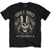 Официальная футболка Guns N 'Roses Skull & Pistols Las Vegas унисекс