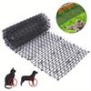 1 Pc Protect Your Garden 30*200cm/11.8/78.7inch Humane Cat Repellent Mat with Deterrent Spikes, Non-toxic & Durable, Easy To Customize 385g