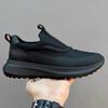 Men's shoes autumn new sports shoes casual running shoes lightweight soft sole one pedal thick sole