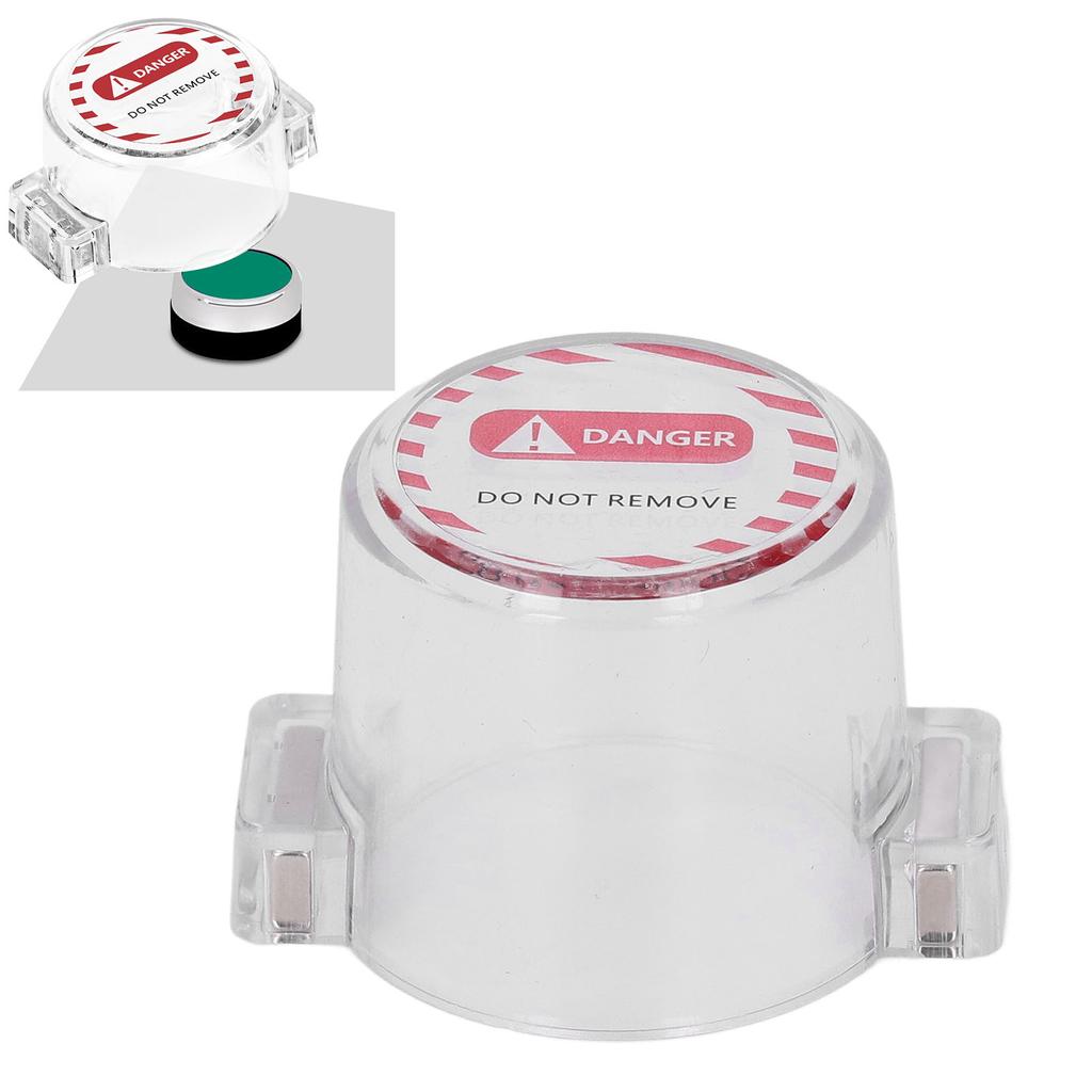 Защитная крышка для кнопочного переключателя Круглая Полностью прозрачная Сильный магнит для аварийной остановки BD-H01-5