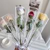 50pcs Ins Style Single Rose Sleeves Waterproof Floral Material Packaging Graduation Season