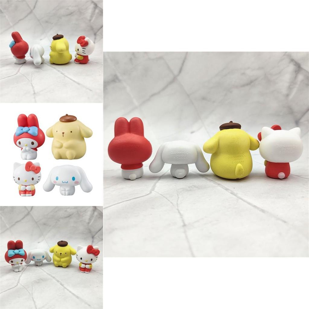 Очаровательная фигурка My Melody из ПВХ, аниме, коллекционная, милый декор для приборной панели автомобиля