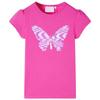 Children's T-shirt with Short Sleeves Dark Pink 92/104/116/128/140