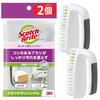 3M Мини-щетка для кухни, не царапающая, антибактериальная, 2 шт., Scotch-Brite K-504J