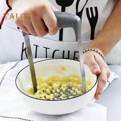 Машинка для картофеля из нержавеющей стали, эргономичная ручка, ручная машина для приготовления еды, инструмент для картофеля, фасоли, авокадо, прочная кухонная утварь