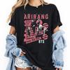 Горячая Распродажа Продукта Футболка BTS, Футболка BTS 2026 Bangtan Всемирный Тур Arirang Высококачественная Футболка Концерт