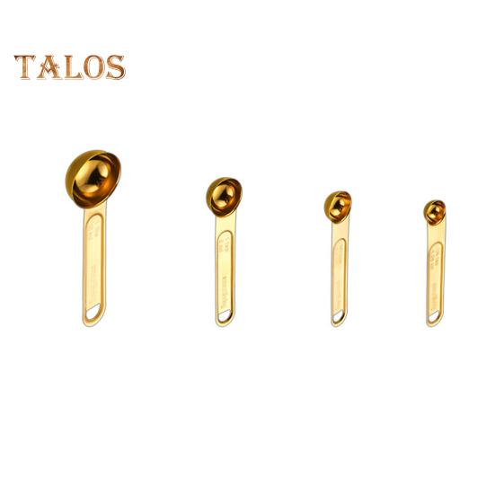 Набор мерных ложек из нержавеющей стали, двойные весы, эргономичная ручка, мерный стакан для точных измерений при выпечке, домашняя кухня, пекарня