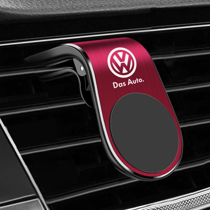 For VOLKSWAGEN VW Metal Magnetic Car Phone Holder for Volkswagen GOLF 5 Tiguan Polo Golf 6 Golf 7 Jetta Accessories styling