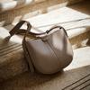 Mrs. Qiao Bag 2025 New Genuine Leather Bucket Bag for Women Autumn Winter Crossbody Bag Trendy Soft Leather Women's Shoulder Bag