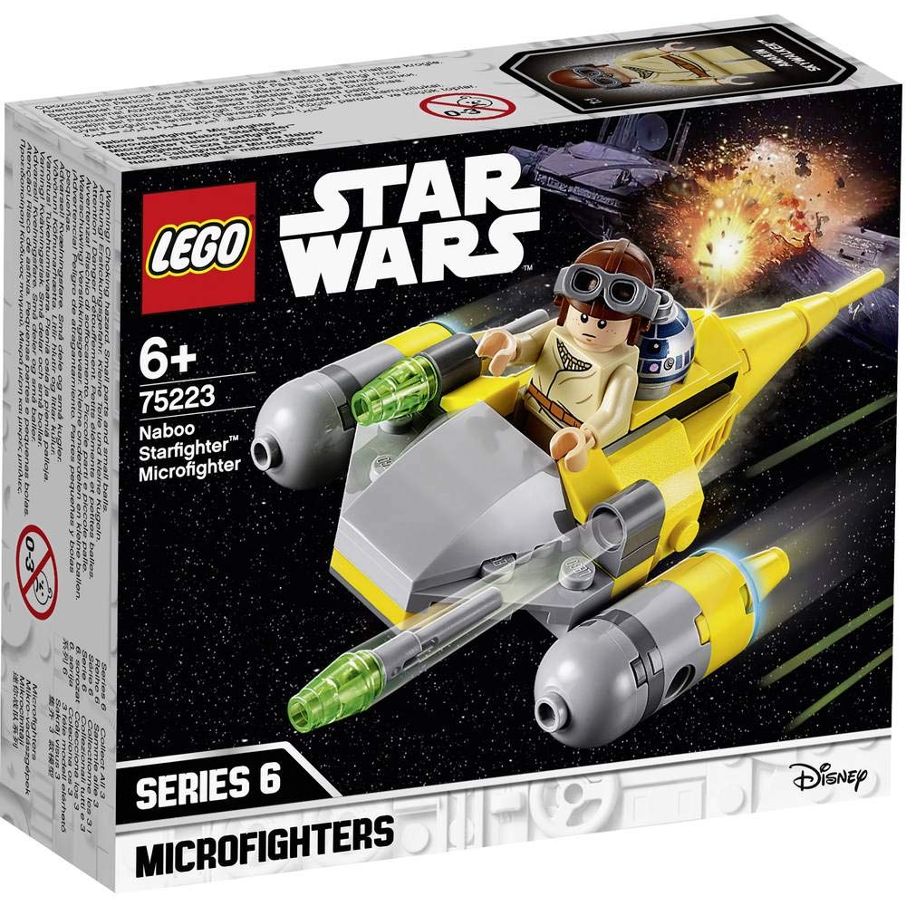LEGO Star Wars Набу Звёздный истребитель Микрофайтеры 75223 Конструктор для мальчиков