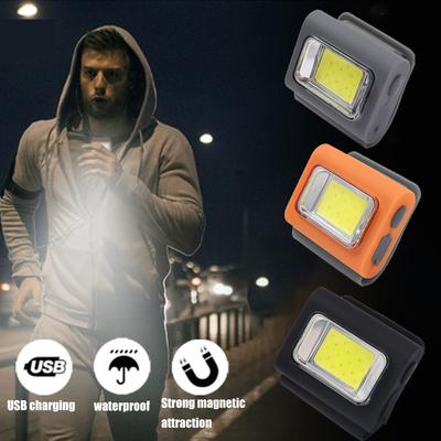 Светодиодные фонари безопасности беговой фонарь уличный рюкзак кемпинг силиконовый зажим режим ходьба лампа для ночи портативный магнитный аварийный свет