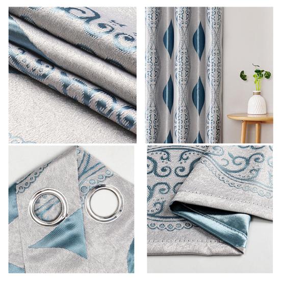 Полиэстеровая занавеска премиум-класса, устойчивая к разрыву, стильная затемняющая занавеска из полиэстера с люверсами для детской комнаты