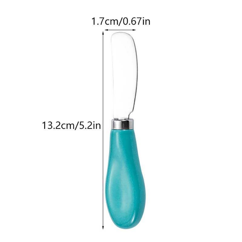 Stainless Steel Cheese Ceramic Handle Butter For Butter Bread Jam Cream Spatula Baking Cake Scraper 6