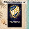 Beach Towelifk göteborg Custom Name Text Personalized Soft Towel for Beach Pool Indoor Home Decor Gift