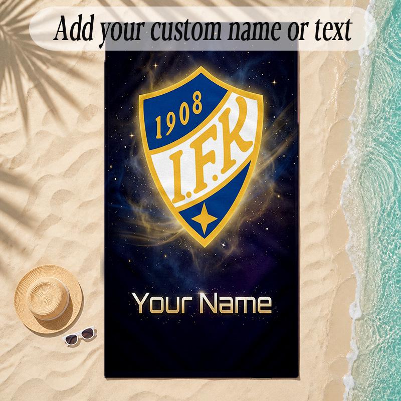 Beach Towelifk göteborg Custom Name Text Personalized Soft Towel for Beach Pool Indoor Home Decor Gift
