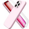 Silicone Case - for iPhone 15 Pro - Pink - Shockproof - Anti-Scratch - Flexible