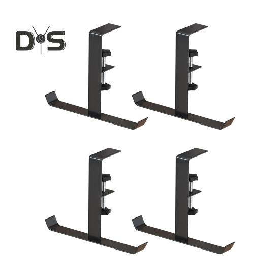 1/2/3/4 шт. держатель для чулок для камина вешалка для гирлянд прочные несущие нержавеющие регулируемые крючки для вешалок для гирлянд