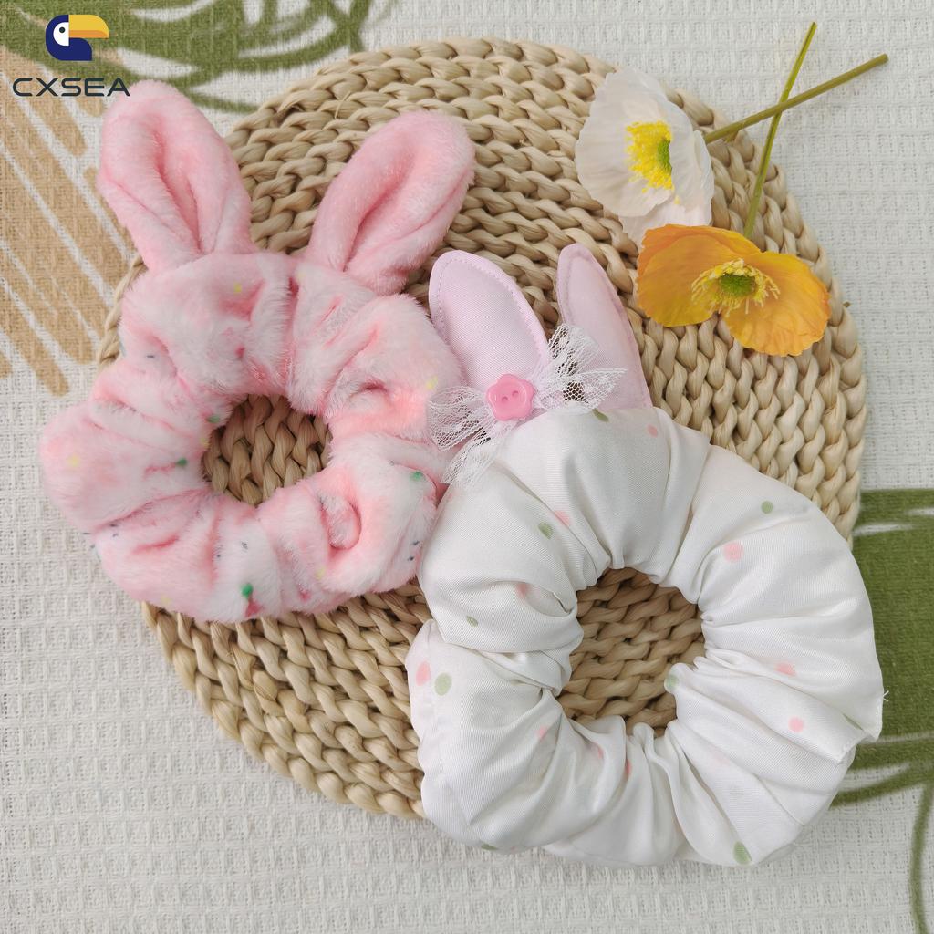 Most Popular Polyester Keffiyeh Hair Scrunchies Portable & Silk Screen Printed Hair Band for Palestine Girls and Welcome Gifts