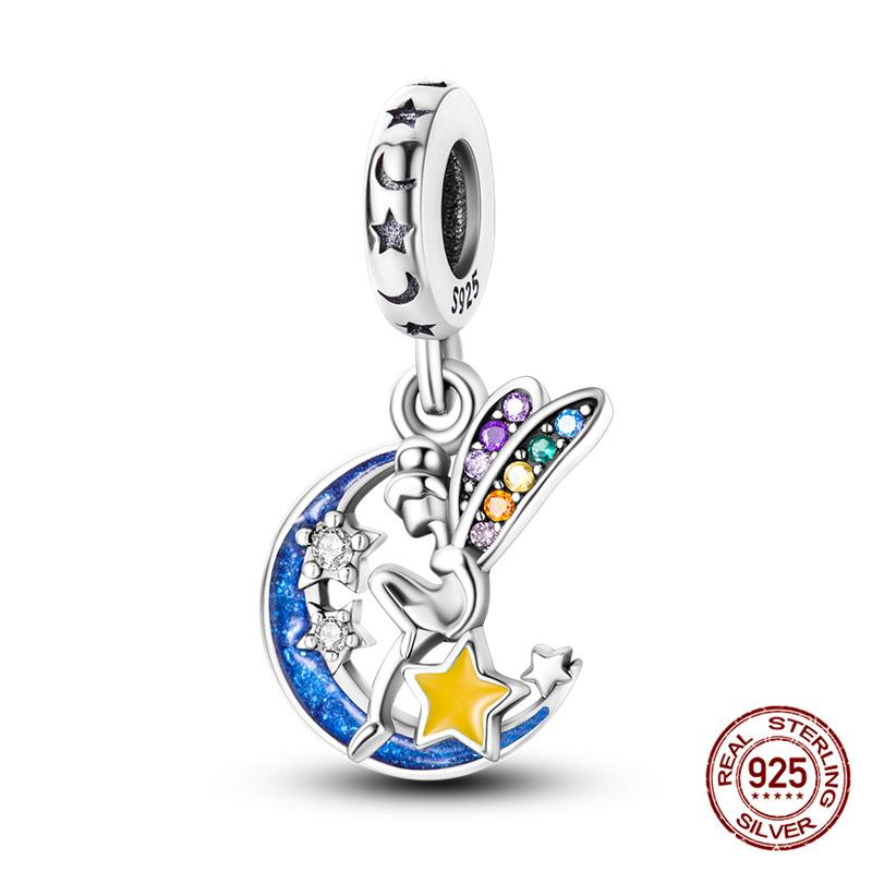 100% 925 silver Animal Series Bulldog Zebra Squirrel Charms Fit Original 925 Bracelet DIY Jewelry Making Women Gift
