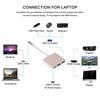 FUNXUN Конвертер USB/Type-c/HDMI 3 в 1 HDMI/4K/ноутбук/OTG-конвертер док-станции
