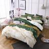 Marble Duvet Cover Set Queen Green Gold Giltter Bedding Set Polyester Tie Dye Fluid Magma Abstract Art Hipster Twin Quilt Cover