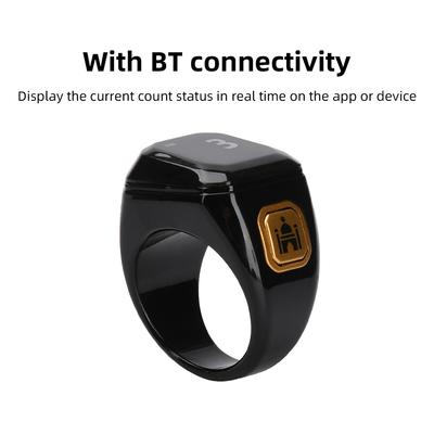Умное приложение Кольцо-счетчик Портативный цифровой дисплей Bluetooth Кольцо для подсчета Напоминание о времени вибрацией Носимые счетчики