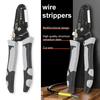 Щипцы для зачистки проводов, многофункциональные сверхмощные острые щипцы для вытягивания и резки проволоки, обжимные клещи для медных труб, электрик, аппаратный инструмент