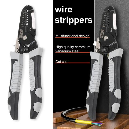 Щипцы для зачистки проводов, многофункциональные сверхмощные острые щипцы для вытягивания и резки проволоки, обжимные клещи для медных труб, электрик, аппаратный инструмент